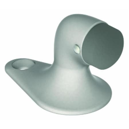 Patioplus Short Gooseneck Floor Stop, No. 058550 Satin Chrome PA1629270